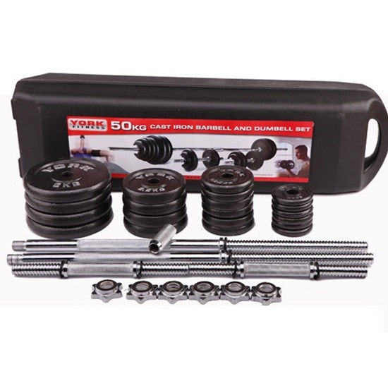 50KG Adjustable Dumbbell and Barbell SetOrigin Union