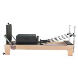 Maple Wooden Pilates Reformer with Aluminum Rack